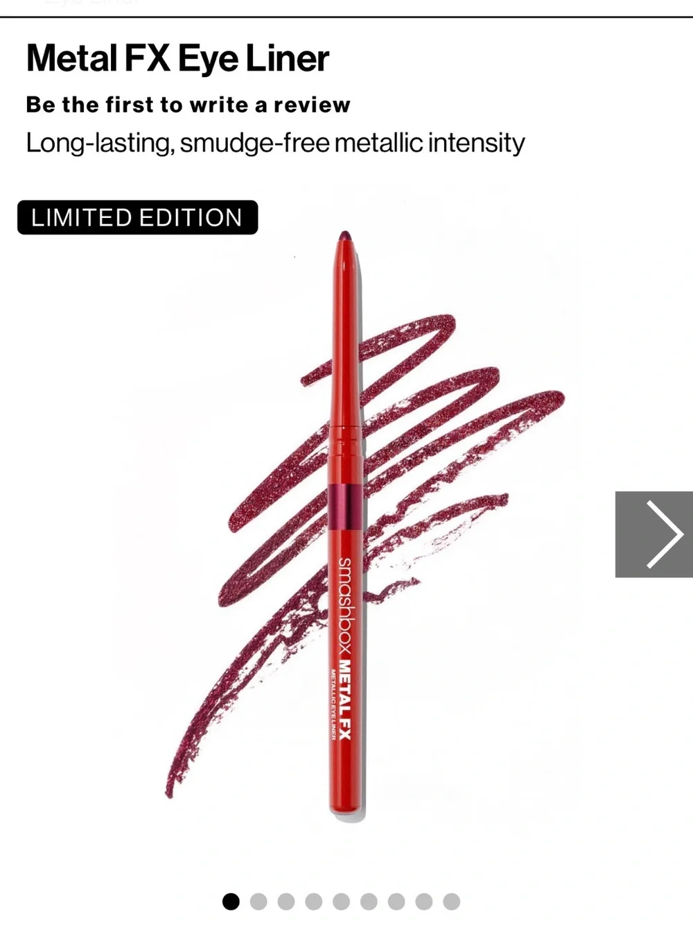 Smashbox Metal FX Eye Liner in Bordeauxx